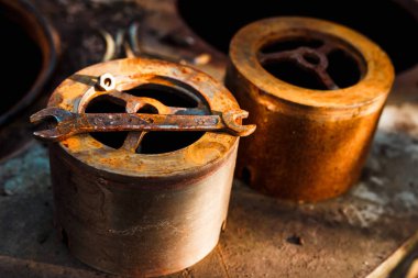 Eski mekanizmaları. Vites paslı