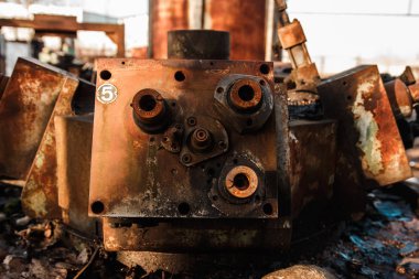 Eski mekanizmaları. Vites paslı