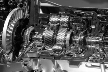 Otomotiv transmisyonunun yakın çekimi