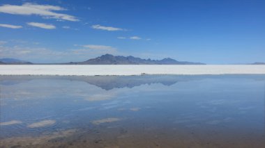 Bonneville tuz daireler mükemmel yansıma
