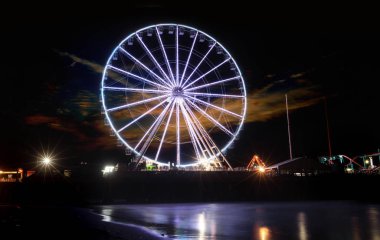 Atlantic City New Jersey - 4 Temmuz: bağımsızlık günü ateş inşaat üstünde 4 Temmuz 2018 yılında Atlantic City New Jersey.