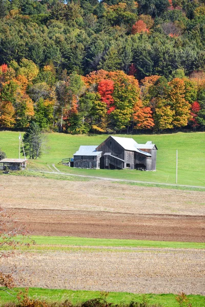 Gammal Lada Landsbygdens Vermont — Stockfoto
