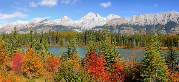 Alsó Kananaskis Táj Alberta Kanada — Stock Fotó