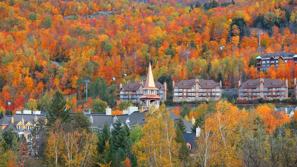 Mont Tremblant Village Autumn Time — Stock Photo, Image