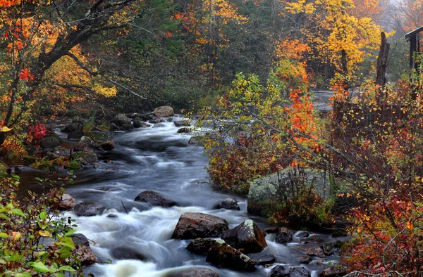 Watervallen Het Platteland Van Quebec Herfst — Stockfoto