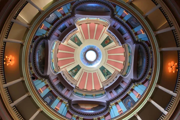 Saint Louis Aprile Vecchia Casa Corte Cupola Rumbold Nel Tribunale — Foto Stock