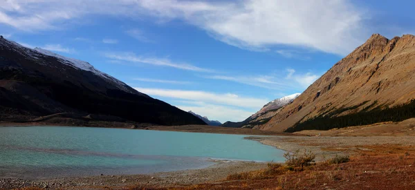 Krajobraz Jeziora Scenic Bow Parku Narodowym Banff — Zdjęcie stockowe