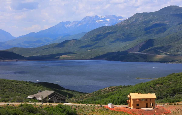 Escénico Embalse Jordanelle Utah —  Fotos de Stock