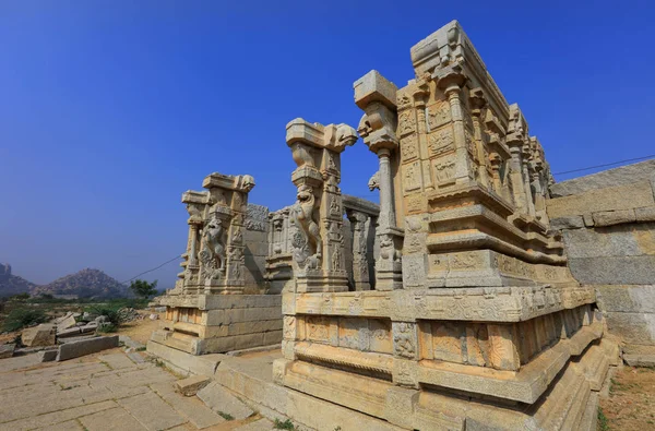 Ruines Hampi Kraju Karanataka Indie — Zdjęcie stockowe