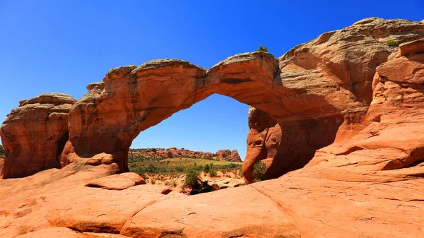 Paysage Parc National Des Arches Jour Été — Photo