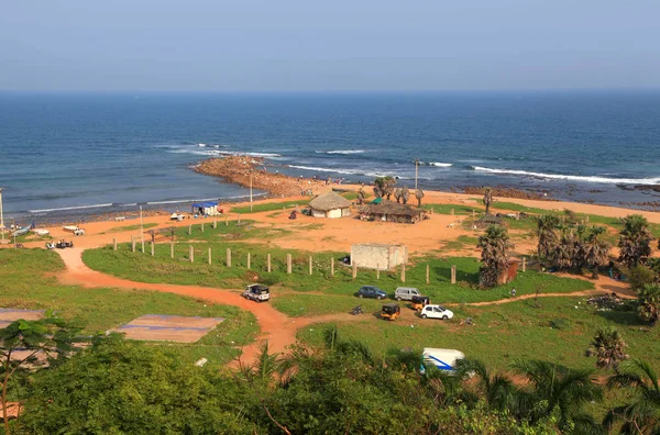 Visakhapatnam Índia Dezembro Praia Visakhapatnam Uma Cidade Estado Indiano Andhra — Fotografia de Stock