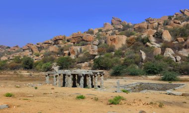 Hindistan'ın Karanataka eyaletinde Hampi rünleri
