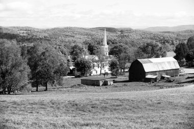 Vermont Kırsal Vermont küçük kasaba Peachem