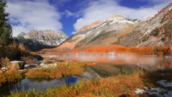 Północnej Jezioro Krajobraz California Wschodniej Góry Sierra — Zdjęcie stockowe