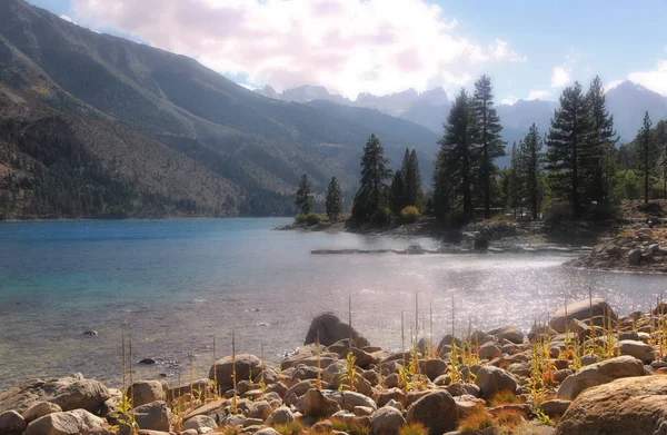 Paisaje Escénico Los Lagos Gemelos California Sierra Montañas — Foto de Stock