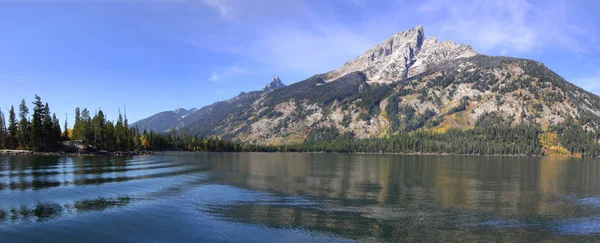 Lago Jenny Escénico Parque Nacional Grand Tetons — Foto de Stock