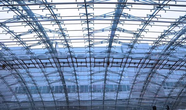 View Modern Glass Roof — Stock Photo, Image