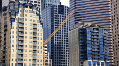 Seattle şehir merkezinde modern yüksek binalar