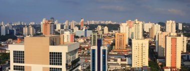 Sao Paulo, Brezilya - 03 Mayıs 2015: Yaklaşık 20 milyon kişi büyük Sao Paulo, yapım o dünyadaki üçüncü büyük metropol yaşıyorum. Üzerinde 03 Mayıs 2015 Sao Paulo, Brezilya.