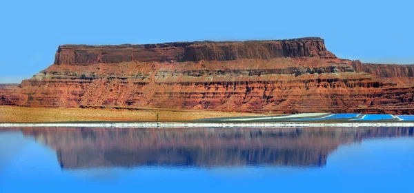 Potash Ponds Utah Way Canyon Lands — Stock Photo, Image