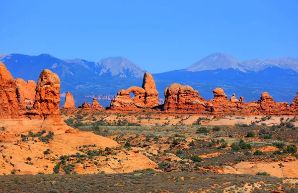 Vacker Utsikt Arches National Park — Stockfoto