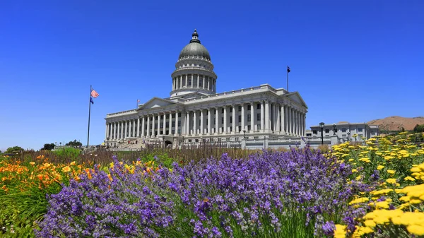 Utah State Capitol Κτίριο Στο Salt Lake City — Φωτογραφία Αρχείου