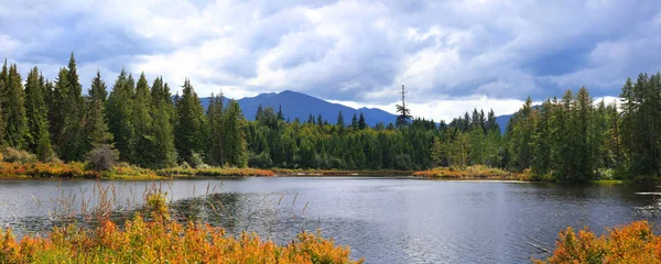 Vista Panorâmica Lago Baker Estado Washington — Fotografia de Stock