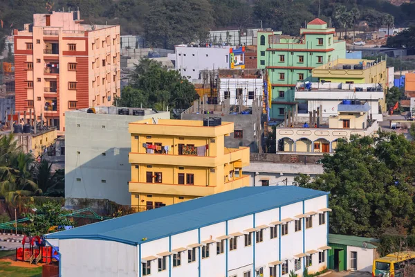 Hyderabad India Ocak Hyderabad Hindistan Kalabalık Dördüncü Şehri Hindistan Kalabalık — Stok fotoğraf