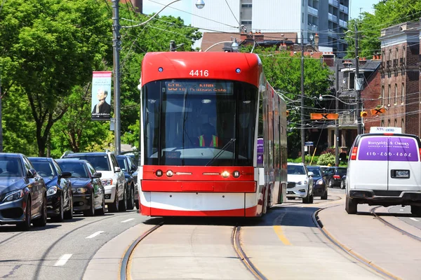 Toronto Canada June 2019 View New Toronto Street Cars Day — Stock Photo, Image