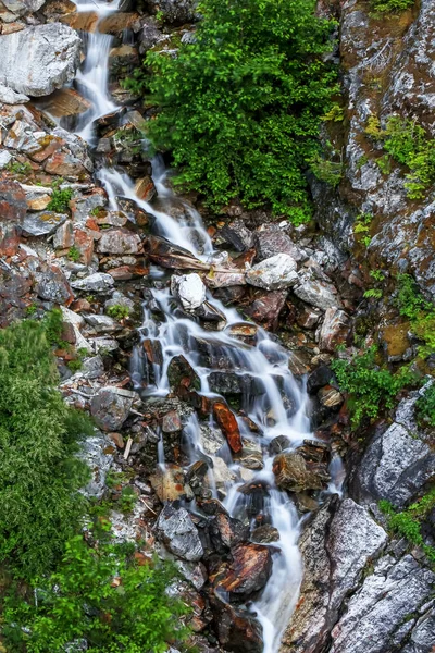 Voda Padá Ledovců Národním Parku Severní Kaskády — Stock fotografie