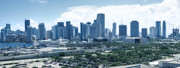 Miami Florida Julio 2017 Miami Sexta Ciudad Más Densamente Poblada — Foto de Stock