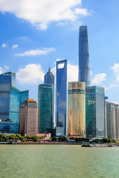 Szanghaj Chiny Listopada 2019 Cityscape Central District Shanghai Financial Hub — Zdjęcie stockowe