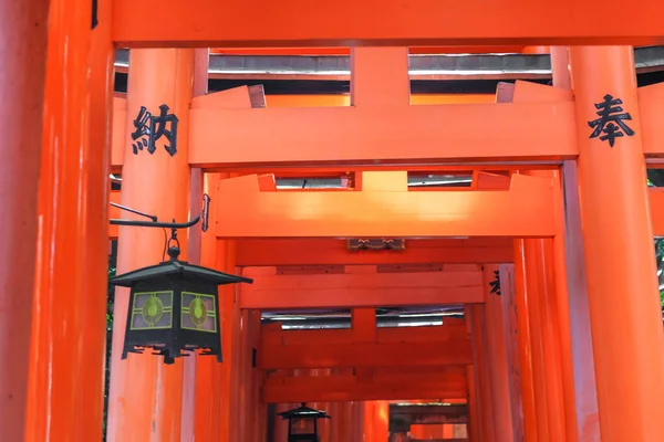 Kioto Japonia Sierpnia 2019 Historyczne Sanktuarium Fushimi Inari Kioto Japonia — Zdjęcie stockowe