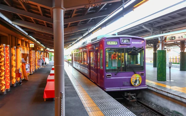 Кіото Японія Серпня 2019 Залізнична Станція Кімоно — стокове фото