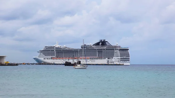 Cozumel México Julio 2017 Hay 314 Cruceros Operando Todo Mundo — Foto de Stock