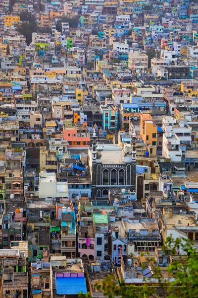 Виджаявада Индия Января 2019 Года Строительство Высоких Многоквартирных Домов Вилл — стоковое фото