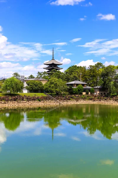 Kofukuji Vijf Verdiepingen Pagode Nara Park Japan — Stockfoto