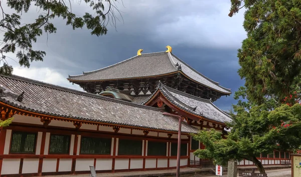 Iconische Toda Tempel Ingang Nara Park Japan — Stockfoto