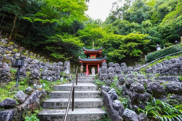 Kyoto Japan Augustus 2019 Historische Otagi Nenbutsuji Tempel Kyoto Stad — Stockfoto