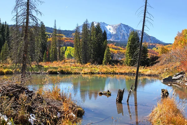 秋のコロラド州ケブラー峠の風景 — ストック写真