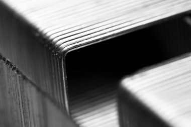 Seçici odaklı zımbaların aşırı yakın çekimi