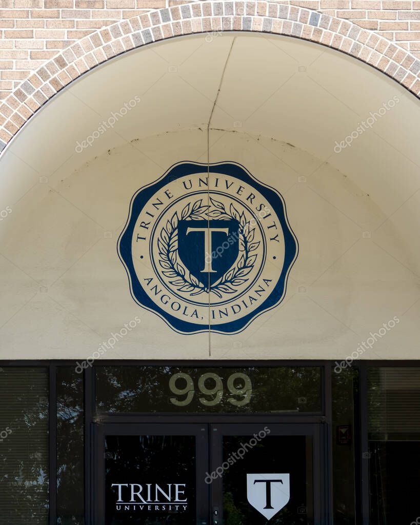 Dearborn, MI USA - SEPTMBER 01, 2025: Trine University is a private university in Angola, Indiana, and Fort Wayne, Indiana educational center in Dearborn, Michigan.