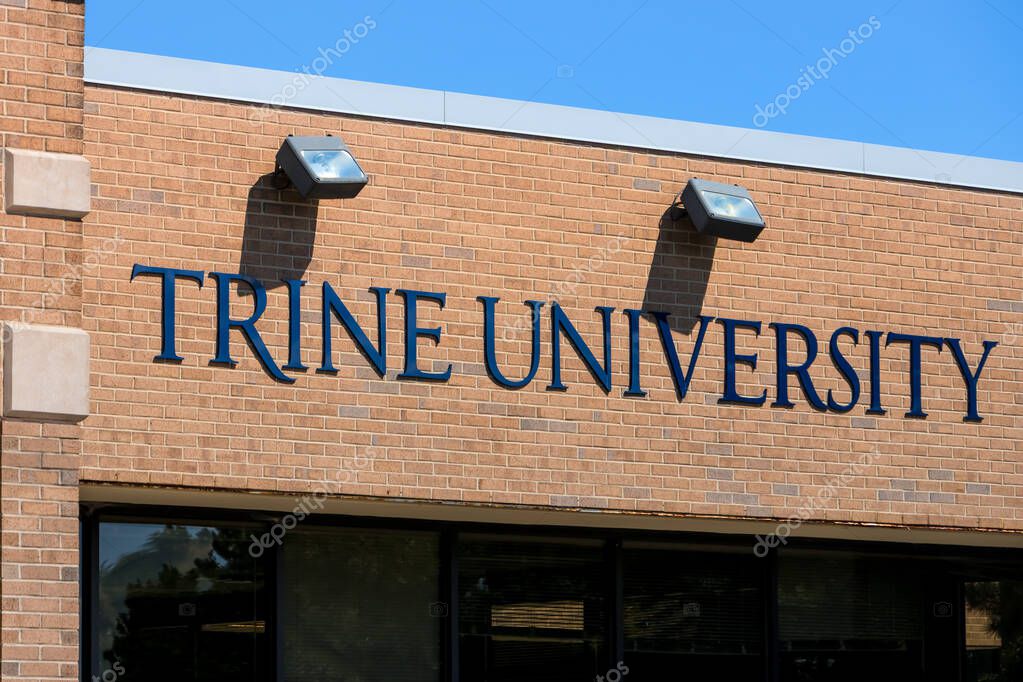 Dearborn, MI USA - SEPTMBER 01, 2025: Trine University is a private university in Angola, Indiana, and Fort Wayne, Indiana educational center in Dearborn, Michigan