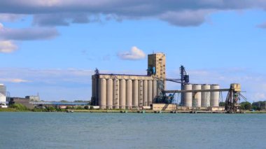 View of Agri-Industries facility in Windsor, Ontario, that serves as a hub for processing and handling grains .