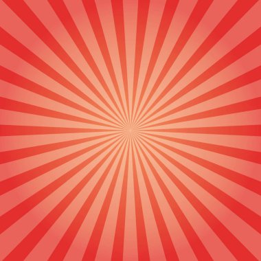 Güneş ışınları. Vektör çizim Eps 10