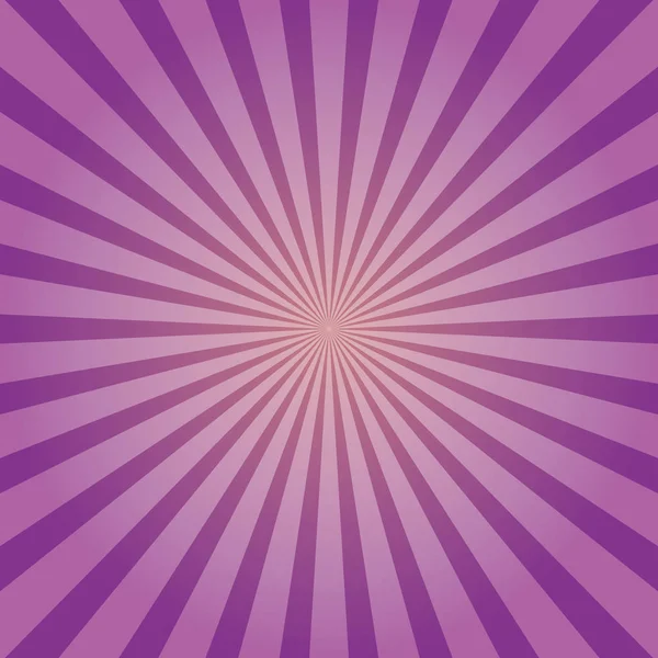 Paarse Vector Ray Burst Ontwerp Achtergrond — Stockvector