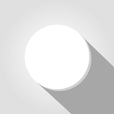 Beyaz arka planda beyaz düğme.