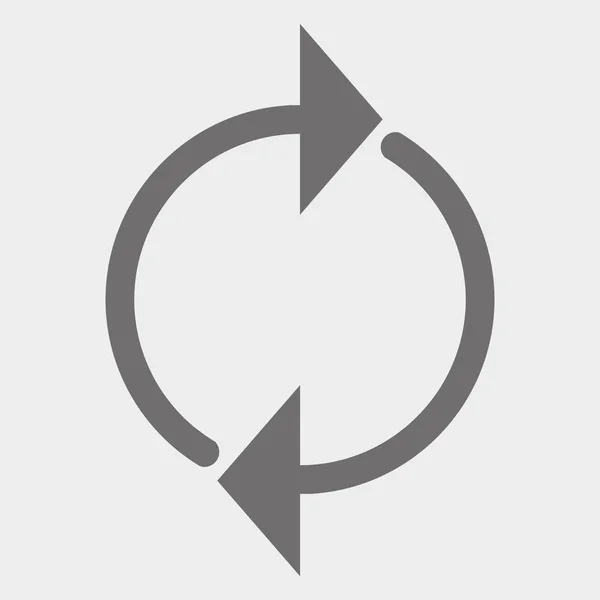 Icono de flecha redonda, recarga vector illustration.Eps — Vector de stock