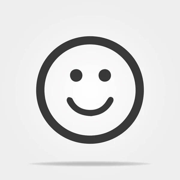 Boldog mosoly ikon vektor. Vektor illucstration. 10 EPS — Stock Vector