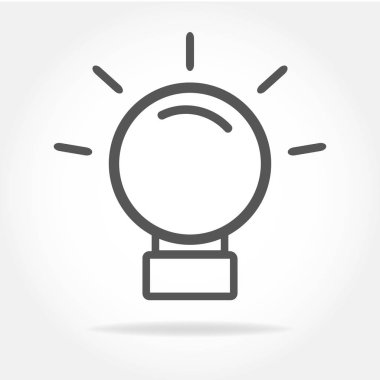 BulLB Simge vektörü. Basit düz sembol. Beyaz arkaplanda mükemmel siyah resim çizimi.